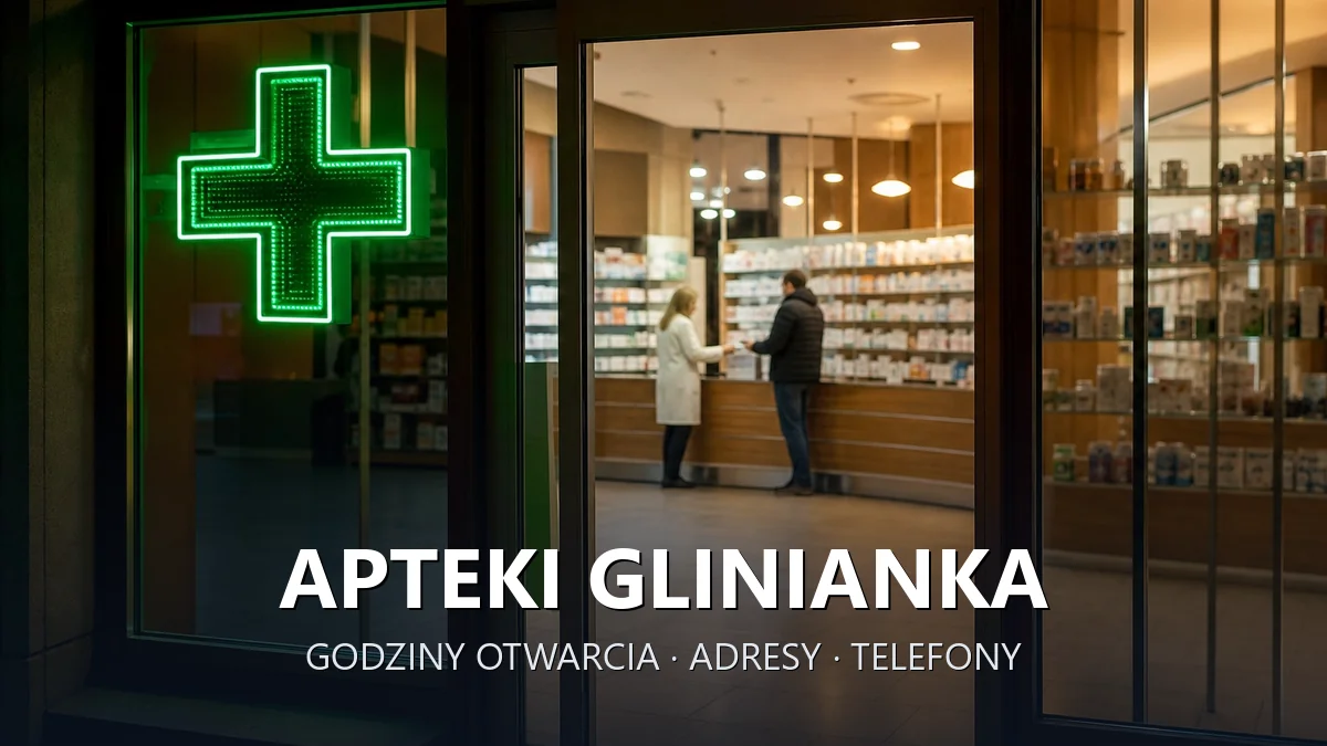 Apteki Glinianka, gmina Wiązowna, powiat otwocki - adresy, telefony, godziny otwarcia