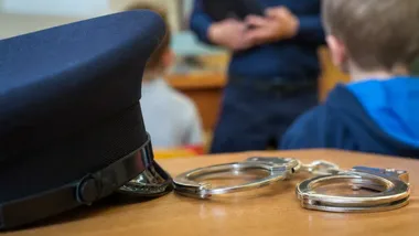 Sierżant Borsuk pomógł uczniom rozmawiać o hejcie i przemocy