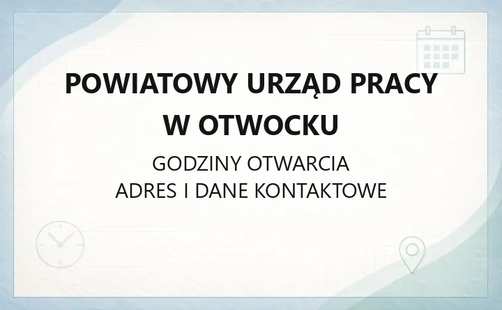 Powiatowy Urząd Pracy w Otwocku - kontakt, rejestracja, oferty pracy i wsparcie dla pracodawców