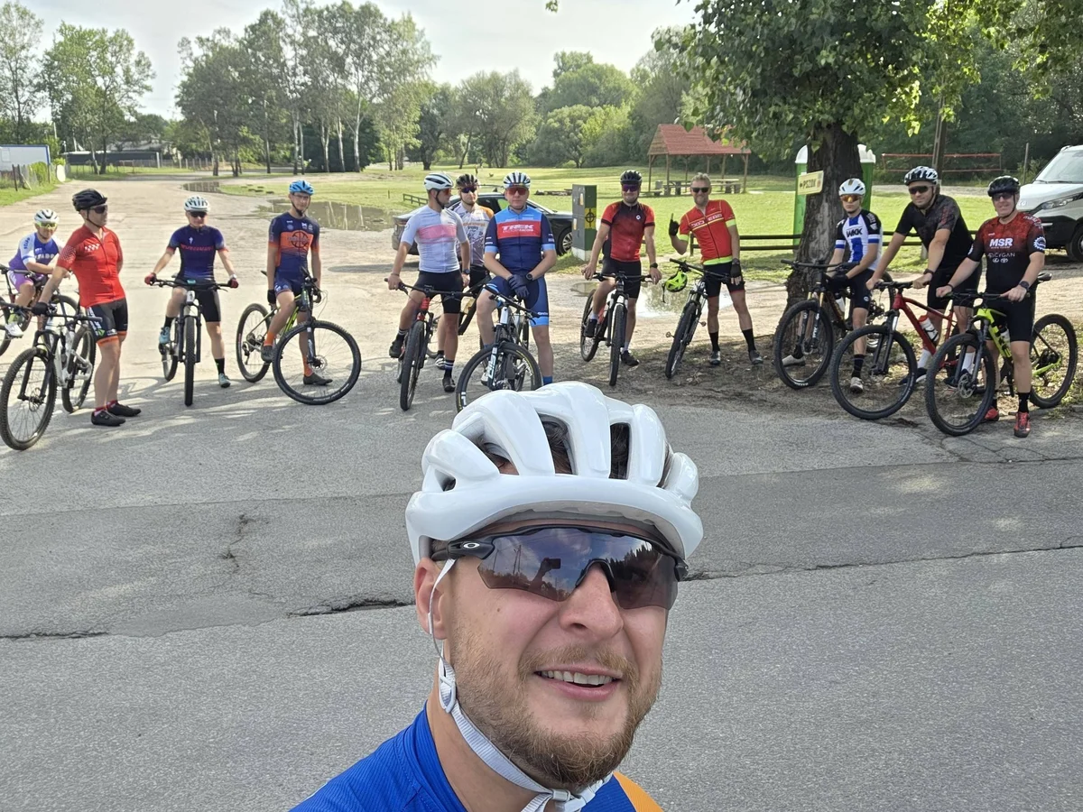 Grafika promocyjna wydarzenia Śladami Poland Bike Otwock – ustawka MTB