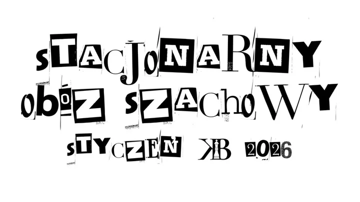 Grafika promocyjna wydarzenia Stacjonarny Obóz Szachowy w Otwocku