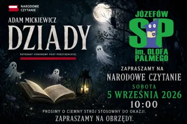 Grafika promocyjna wydarzenia Narodowe Czytanie 2026: Dziady
