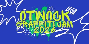 Grafika promocyjna wydarzenia Otwock Graffiti Jam 2026 — plenerowy jam graffiti w Otwocku