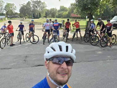 Grafika promocyjna wydarzenia Śladami Poland Bike Otwock – ustawka MTB