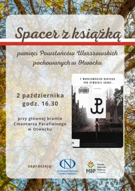 Spacer z książką „Z warszawskich barykad pod otwockie sosny”