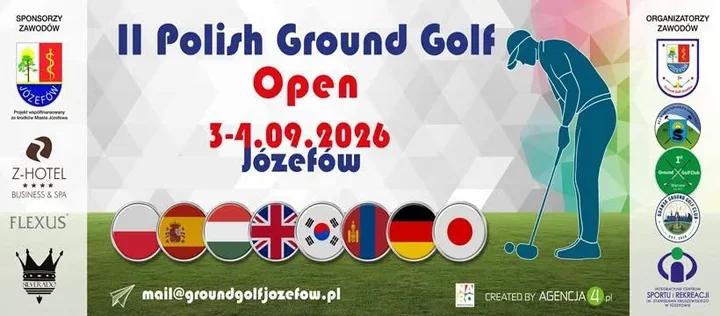 Ground golf z siedmiu krajów. Ponad 100 zawodników przyjedzie do Józefowa