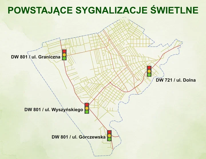 Dwie drogi, trzy skrzyżowania. W Józefowie przybędzie zabezpieczeń dla pieszych