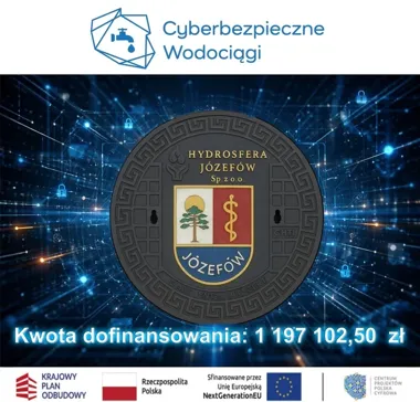 Wodociągi w Józefowie dostaną cyfrową tarczę. Rusza grant na cyberbezpieczeństwo
