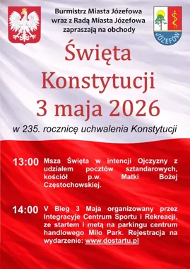 Modlitwa i bieg na 3 maja w Józefowie. Święto połączy dwa światy