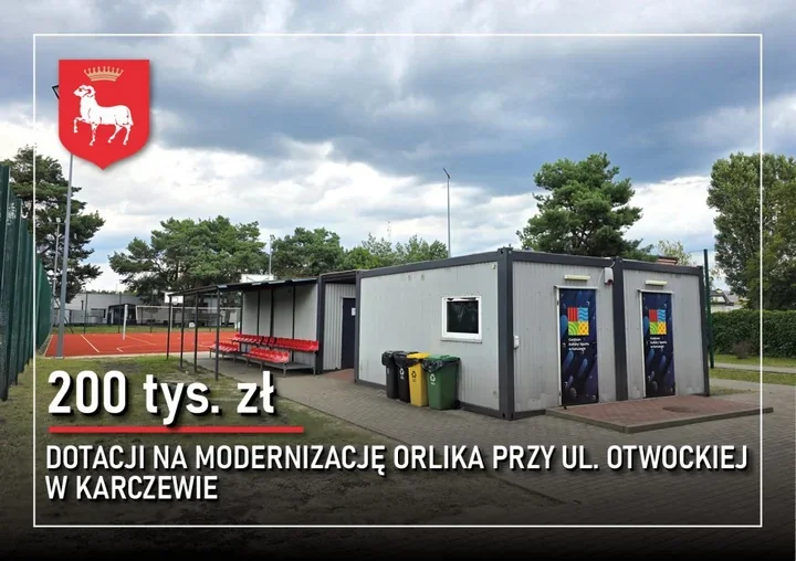 Dwieście tysięcy złotych na Orlika w Karczewie. Zmieni się zaplecze