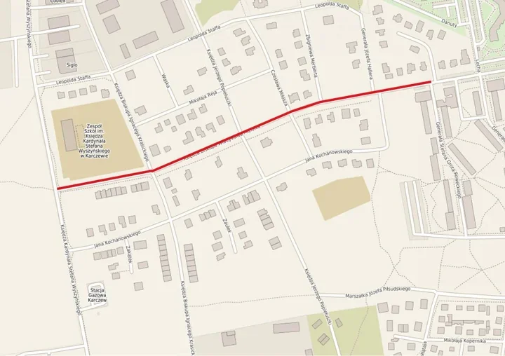 Remont ul. Miziołka rusza. Kierowcy przejadą tylko jednym pasem
