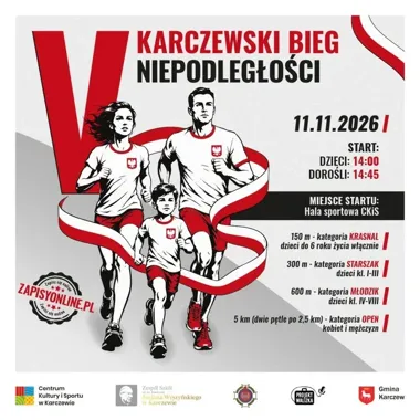 Karczewski Bieg Niepodległości wraca. Ruszyły zapisy na pięć kilometrów