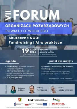 Fundraising i AI w praktyce – VII Forum organizacji pozarządowych