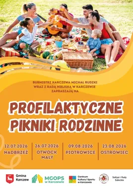 Cztery sołectwa, cztery pikniki. Wakacje w gminie ruszają z profilaktyką