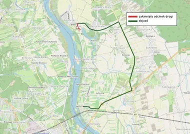 Przebudowa mostu w Nadbrzeżu przyniesie czasową zmianę organizacji ruchu