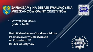Policja wróci do postulatów mieszkańców Celestynowa. Debata już we wrześniu