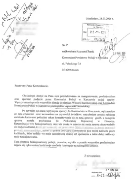 Po groźbach w Karczewie przyszła błyskawiczna reakcja - list mówi wszystko