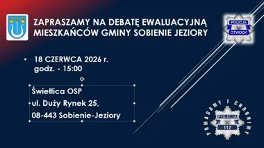 Policja wraca do problemów Sobienie-Jeziory - mieszkańcy usłyszą, co zmieniono