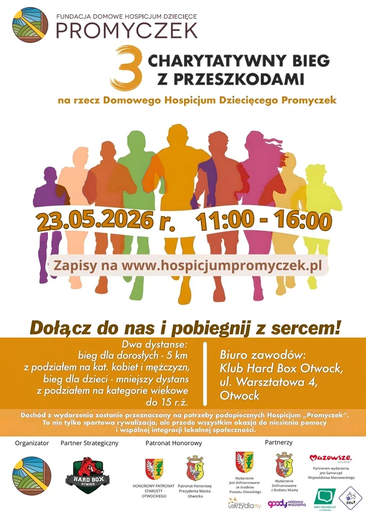 Bieg z przeszkodami dla Promyczka. W Otwocku liczy się każdy krok