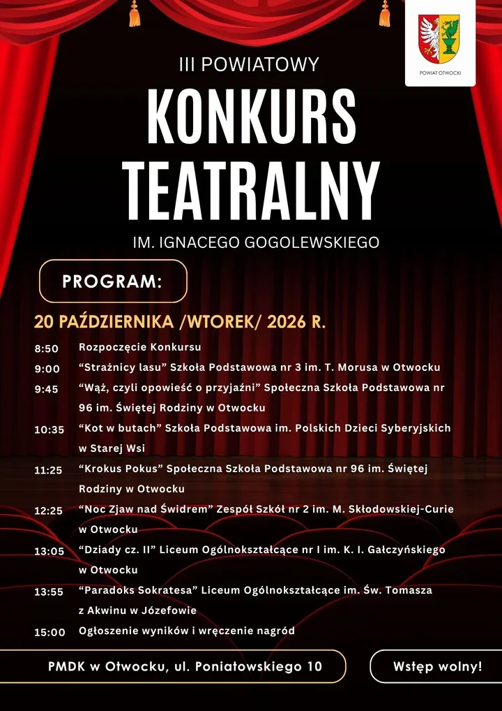 Siedem szkolnych spektakli w jeden dzień. Teatralny konkurs w Otwocku