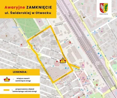 Świderska zostanie zamknięta na noc. Awaria przy skrzyżowaniu z Górną