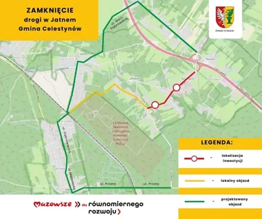 W Jatnem droga powiatowa będzie zamknięta. Przez dwa dni kierowców czeka objazd