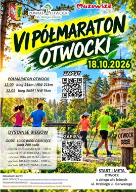 VI Półmaraton Otwocki połączy biegaczy, dzieci i zawodników Nordic Walking