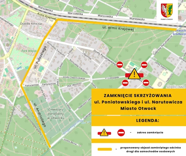 Rondo zamiast skrzyżowania. Kierowców czeka objazd przy podstawówce