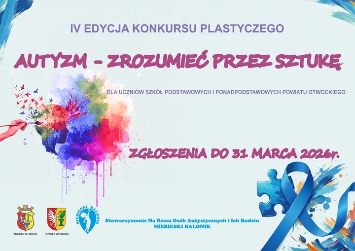 Konkurs plastyczny o spektrum autyzmu – prace do końca marca dla uczniów powiatu