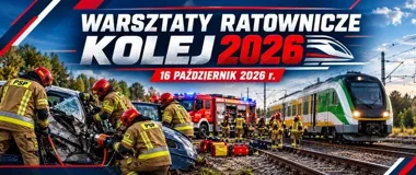 Pociąg i dwa samochody w Otwocku. Strażacy ćwiczyli akcję